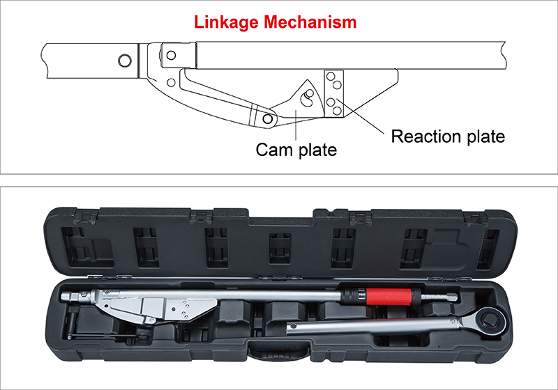 Flex hinge style torque wrench