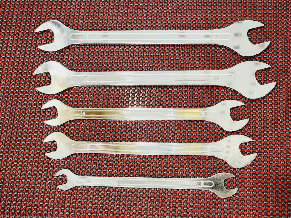Super thin type  double ended wrench