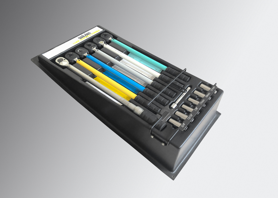 6 pc wheel torque preset wrench set