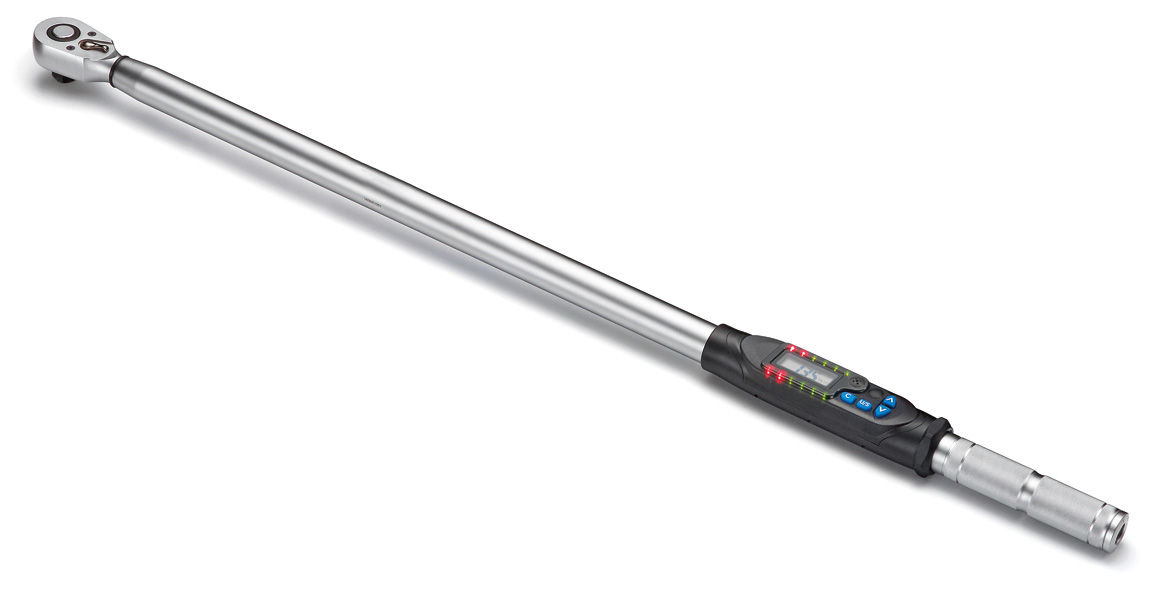 Premium digital torque wrench with metal grip