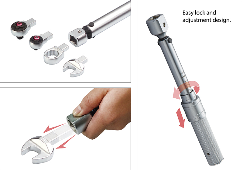Interchangeable Torque Wrench (rectangular cavity)