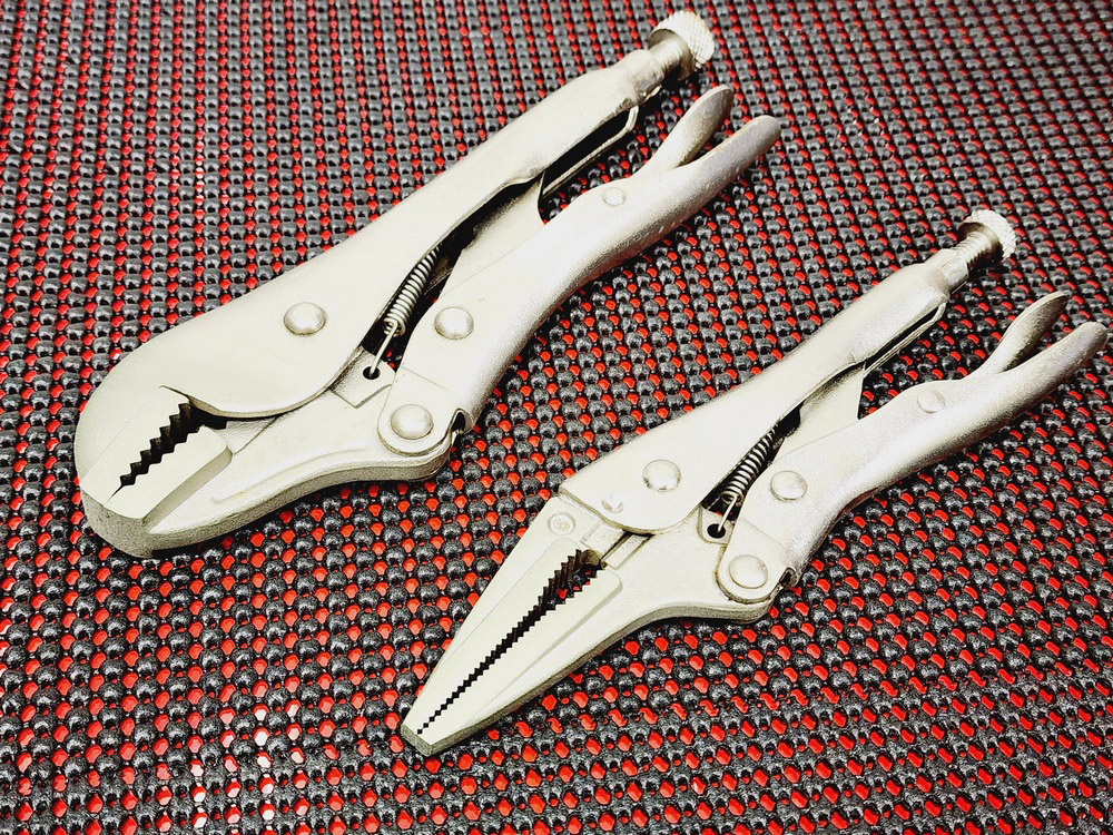 Locking pliers 2pc set
