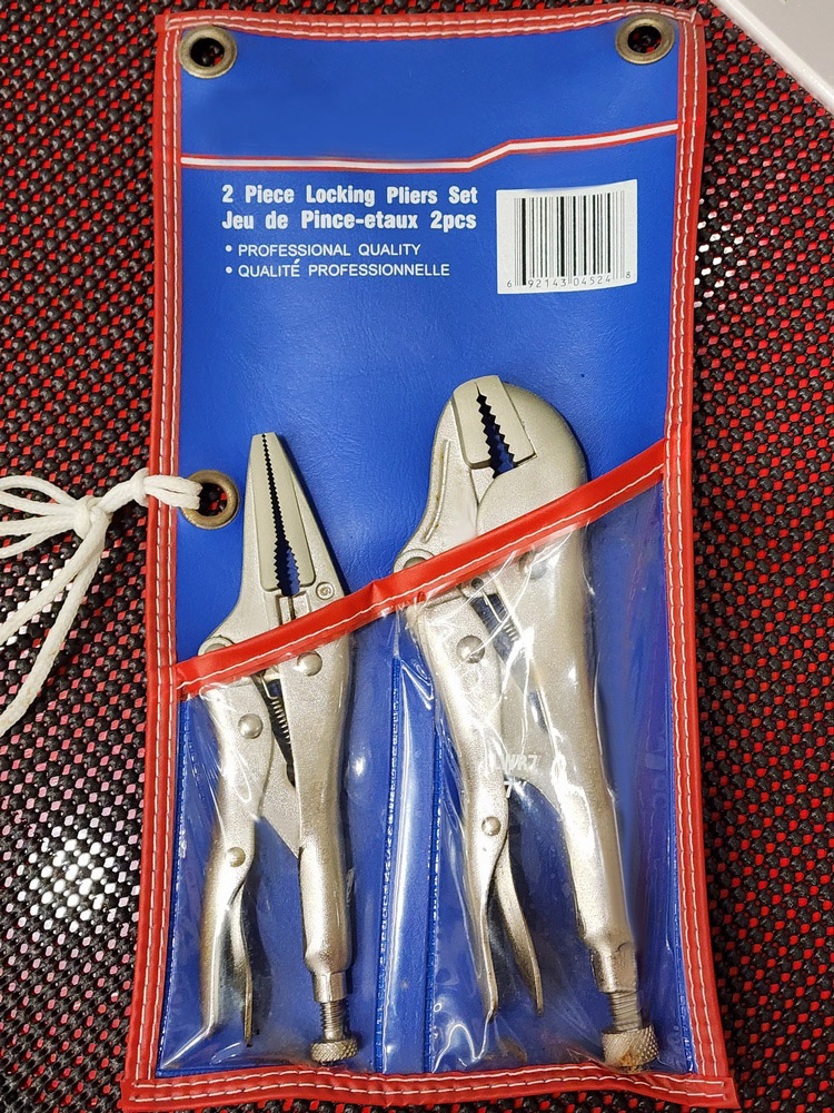 Locking pliers 2pc set
