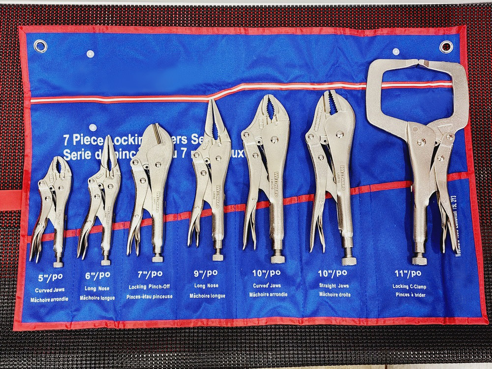Locking pliers 7pc set