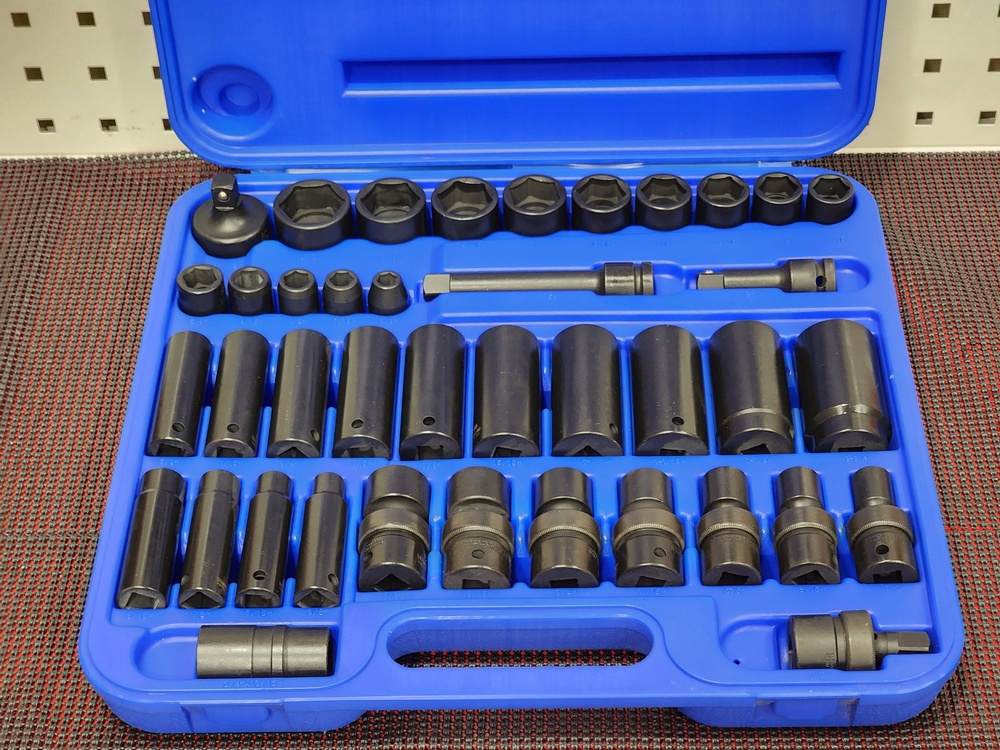 1/2" dr. SAE impact socket 41 pc set