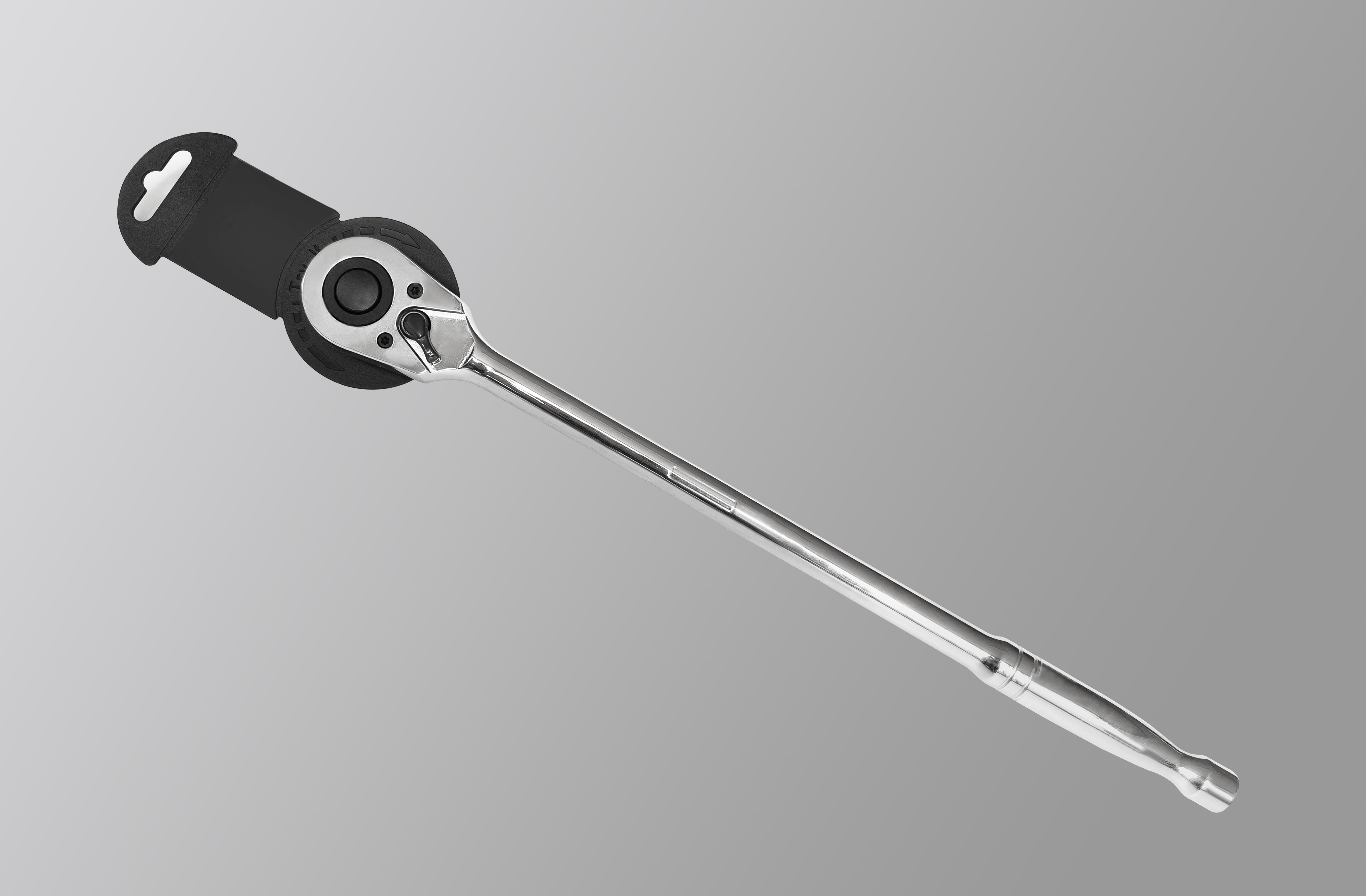 Polished fixed head ratchet