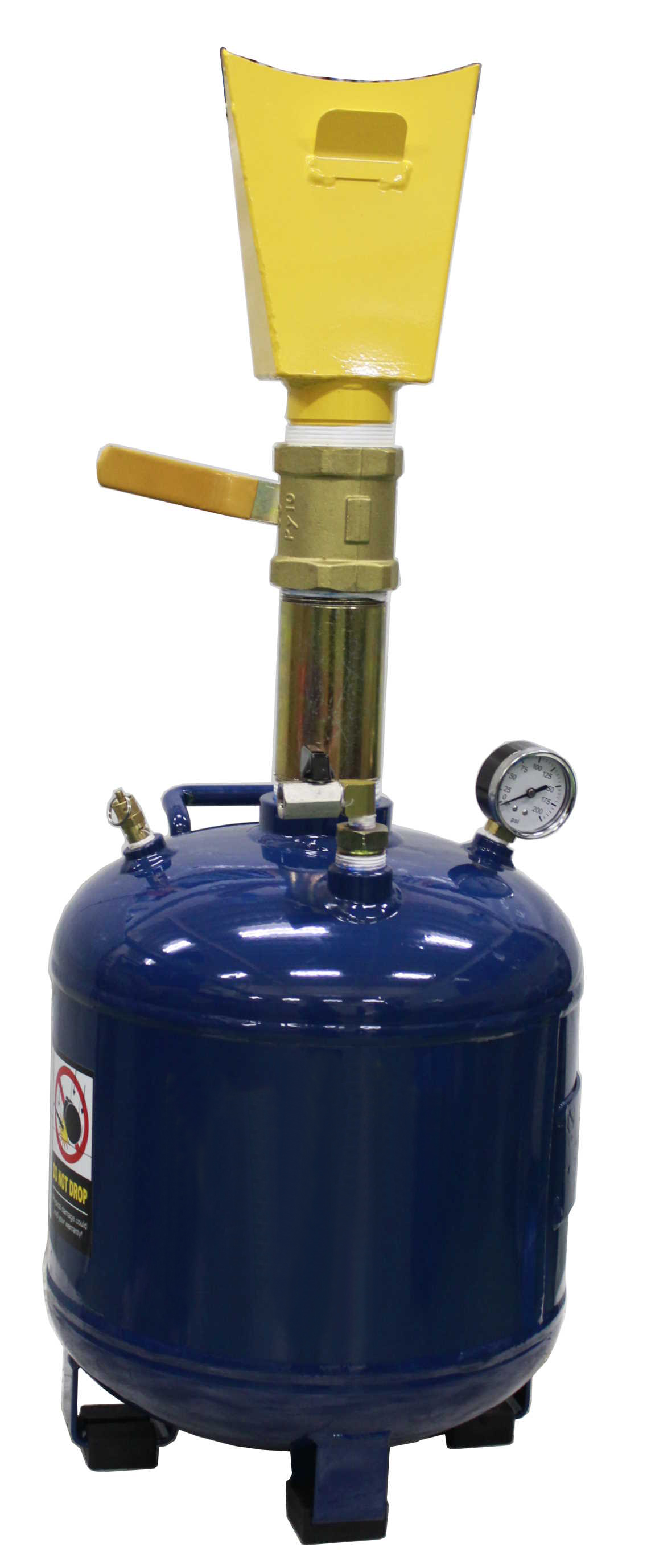 5-Gallon Bead Seater with butterfly valve-End discharge