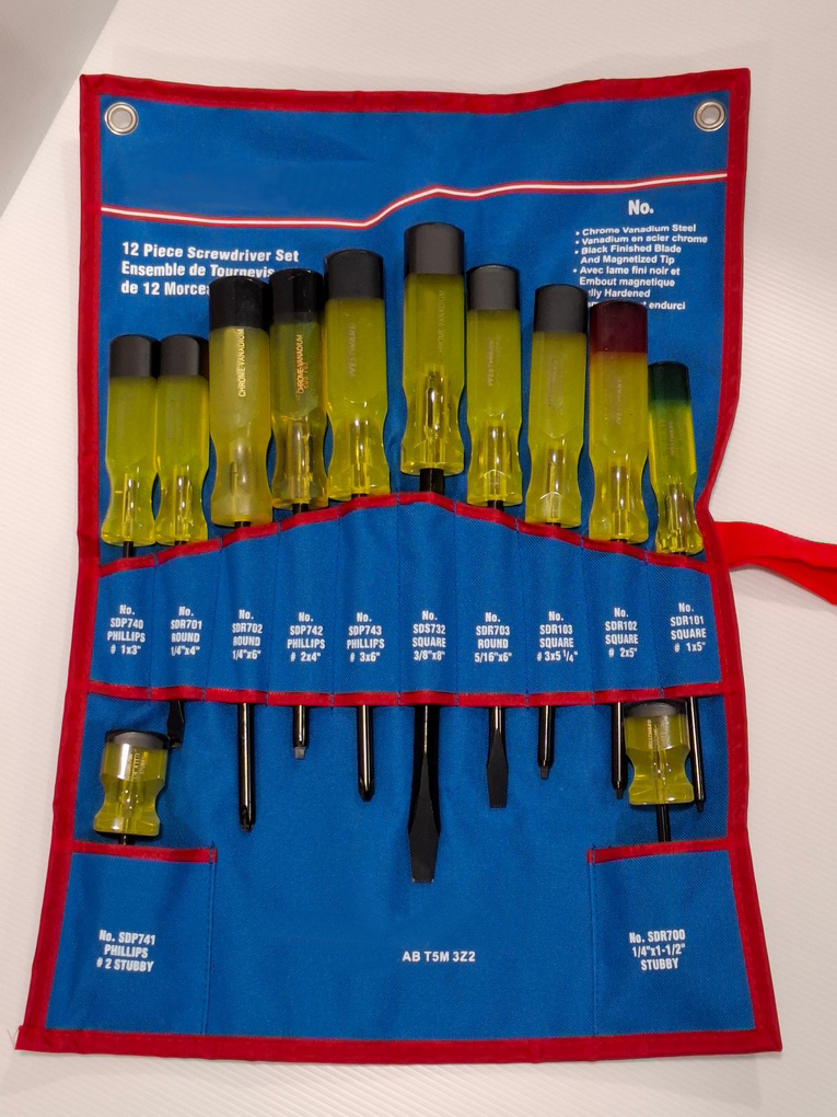 12 pc screwdriver set