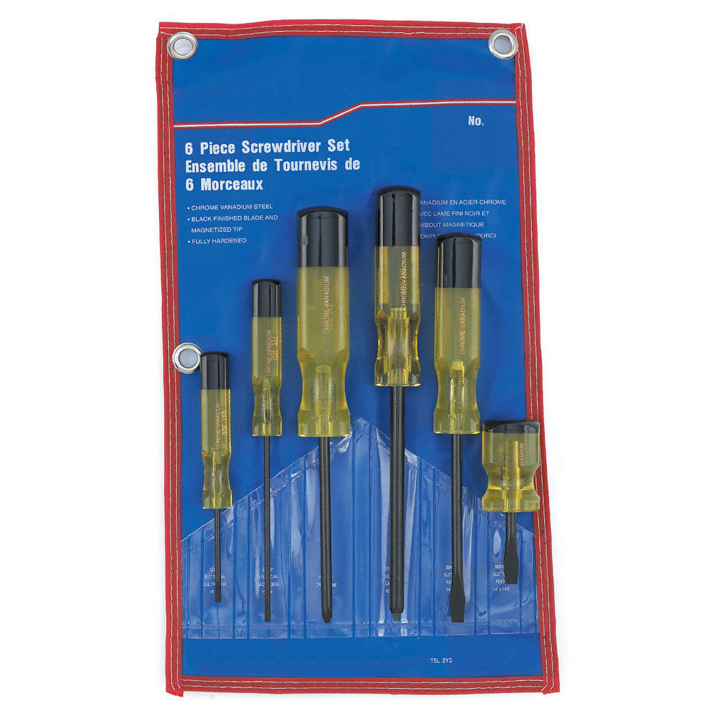 6 pc screwdriver set