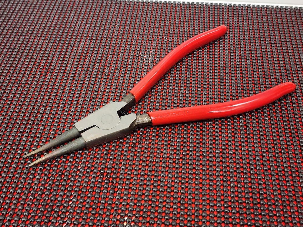 External straight snap ring pliers