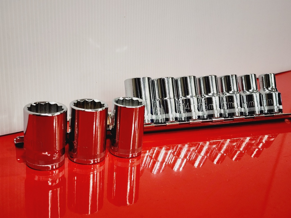 1/2" dr. Metric socket 10 pc set