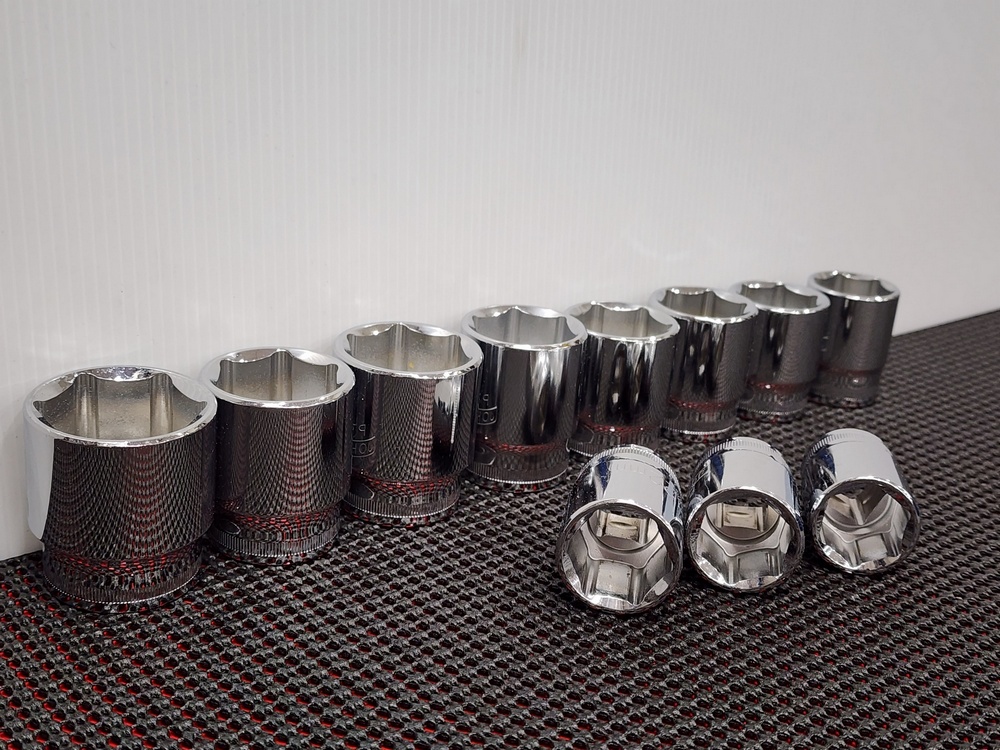 1/2" dr. Metric socket 11 pc set