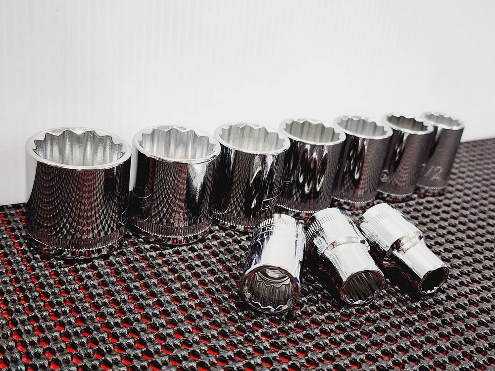 3/8" dr. SAE  socket 10 pc set