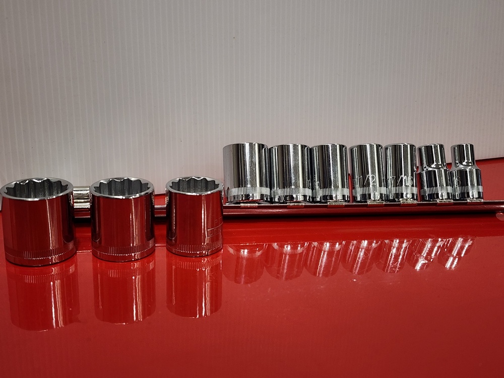 3/8" dr. SAE  socket 10 pc set