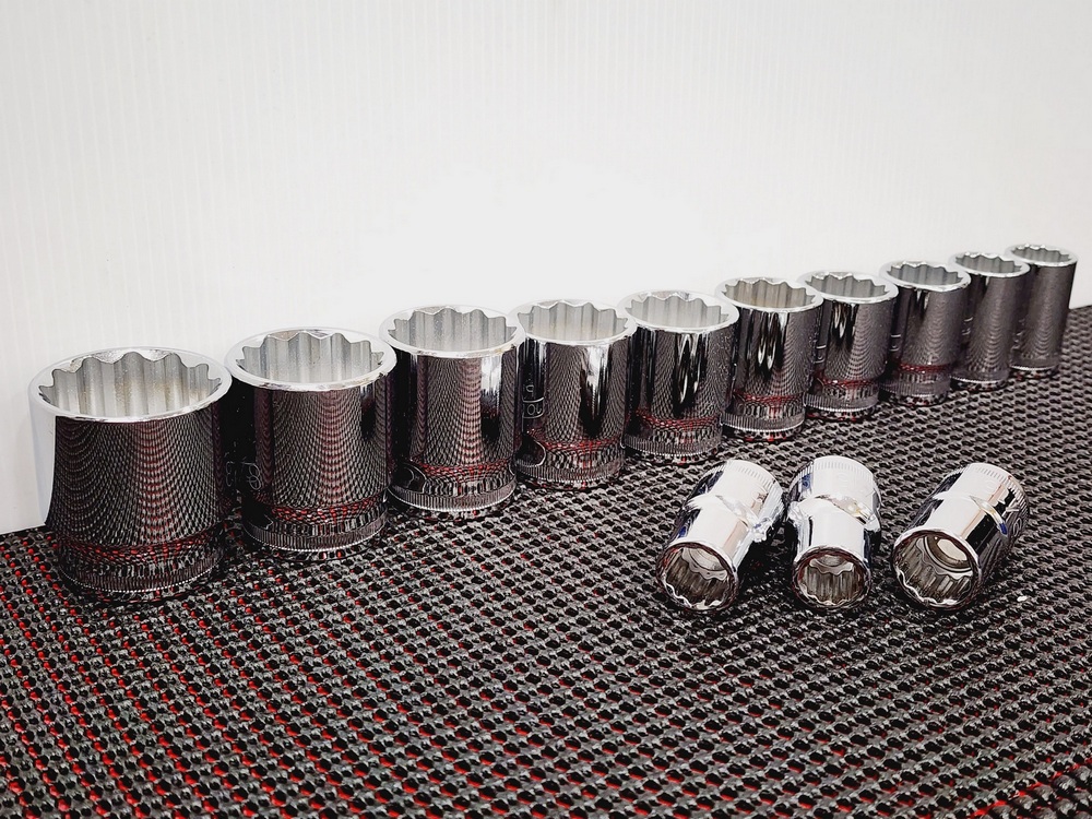 1/2" dr. SAE socket 13 pc set
