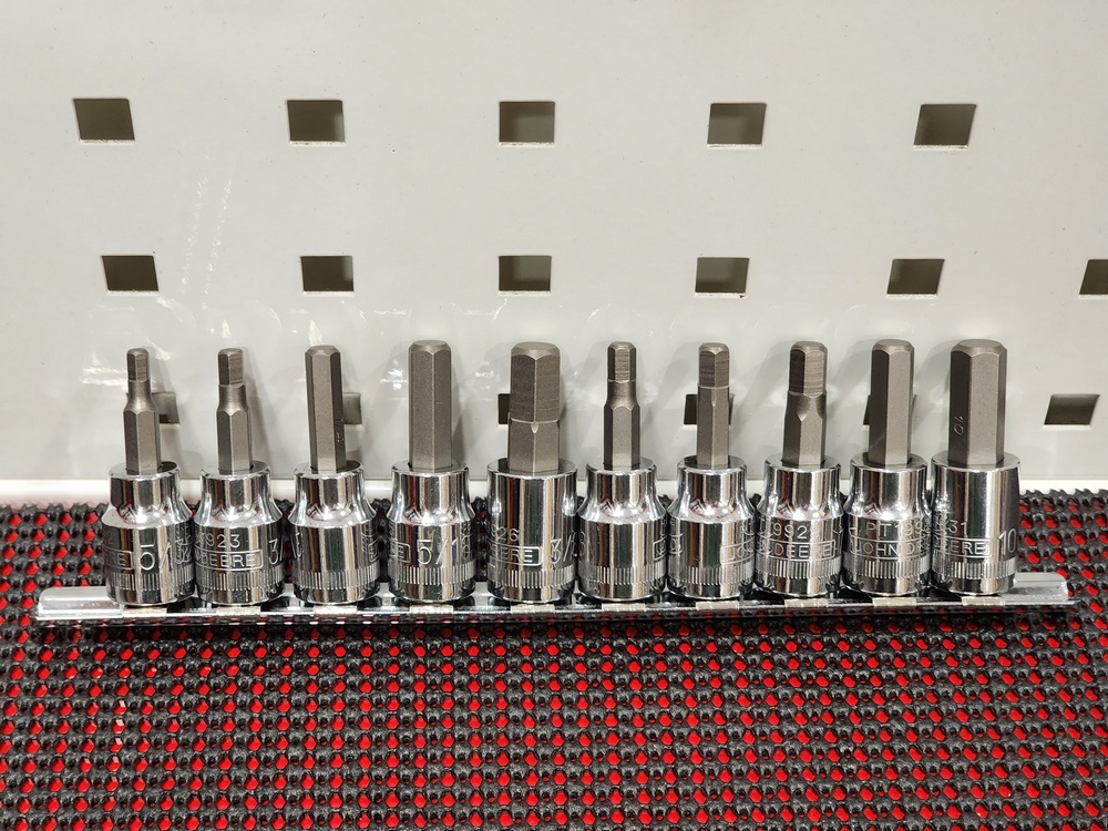 3/8" dr. SAE/Metric hex bit socket 10pc set