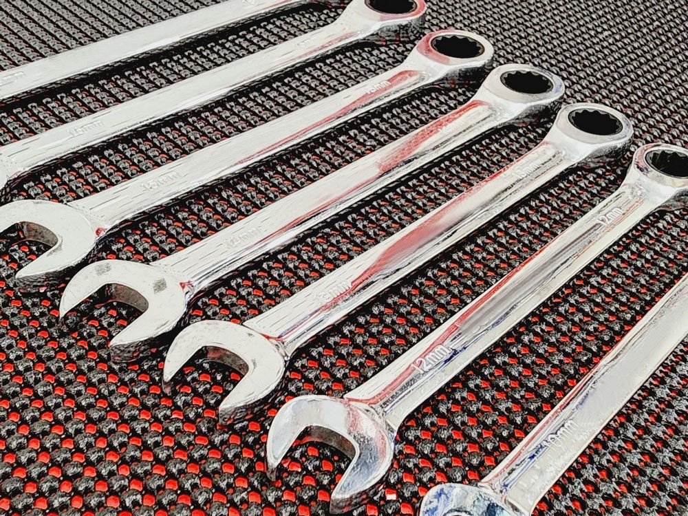 7pc Metric combination ratcheting wrench