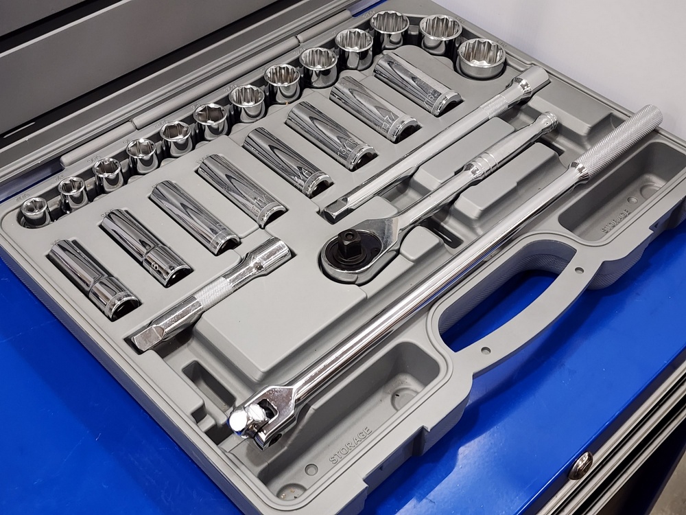 1/2" dr. SAE socket 25 pc set